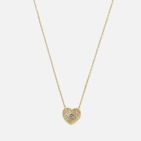 코치 하트 크리스탈 골드톤 목걸이 C Heart Crystal and GoldTone Necklace 14557955