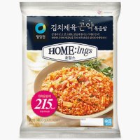 청정원 저칼로리 잡곡 가벼운한끼 호밍스 김치제육 곤약 볶음밥 식사대용 간편식 밀키트 400g 1개