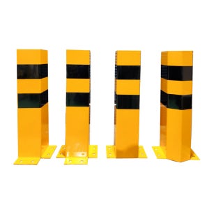 앙카식 철제 랙 하단 보호대 지게차 충격 가드