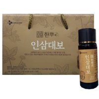 CJ 한뿌리 인삼대보 100mlX10병X2set 인삼 음료 드링크 즙