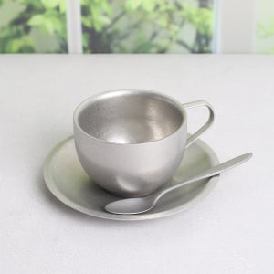 아게다빈트로 스텐무광 빈티지 카푸치노잔세트 R형 (180ml) 커피잔세트[스텐커피잔세트 아게다]