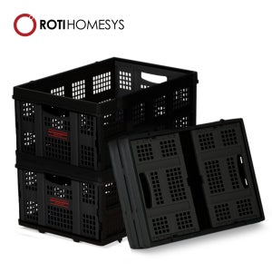 로티홈시스 스마트 캠핑 폴딩 박스 60L 수납 리빙 정리함 (덮개X)