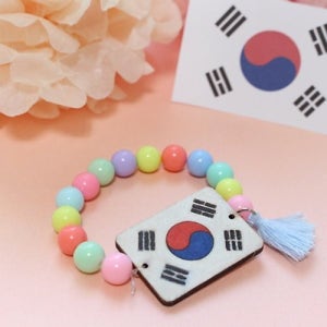태극기팔찌 10set 어린이 유치원 우리 나라사랑 만들기