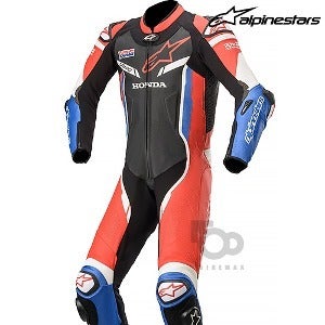 알파인스타슈트HONDA GP-PRO V2RACING SUIT (1PC)- black/red/blue -