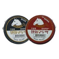 말표산업 말표 직업용 구두약 40g 1개입 구두관리 가죽 광택제 전문가용 구두약 클리너