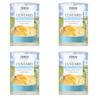 Tesco 테스코 커스터드 크림 라이트 Light Custard 400g 4개