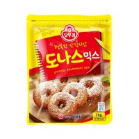 오뚜기 아침 식사 대용 도나스믹스 간편식 아이 간식 야식 1KG 1세트