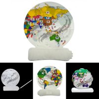 지구본 풍선 세계 지도 그리기 색칠 클레이 국기 스티커 꾸미기 놀이 장식 소품 지구 과학 교구