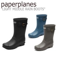 페이퍼 플레인즈 레인 부츠 paperplanes 레이디스 LIGHT MIDDLE RAIN BOOTS PP1492