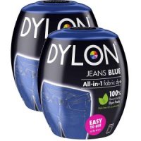 DYLON Fabric Dye Jeans 다이론 옷 염료 염색약 진 350g 2팩