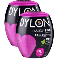 DYLON Fabric Dye Passion 다이론 옷 염료 염색약 350g 2팩