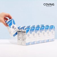 COVING 커빙 1단 캔디스펜서 뚱캔 냉장고 정리트레이 캔음료 캔맥주 자동 정렬 디스펜서 음료수 굴링렉