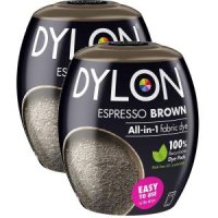 DYLON Fabric Dye Espresso 다이론 옷 염료 염색약 에스프레소 350g 2팩