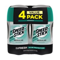 Speed Stick 스피드 스틱 레귤러 샤워 프레쉬 데오도란트 남성용 85g (4개입)