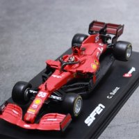 1300K 브라고 1 43 페라리 F1 SF21 No55 포뮬러레이싱카 피규어 HC