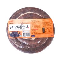 우리모두 찰순대 2kg 냉장 대용량 업소용 식당용 식자재용