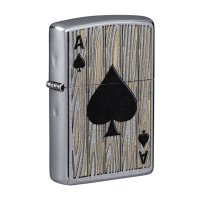 Zippo 지포 라이터 에이스 스트리트 크롬