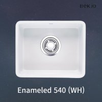 백조씽크 백조 범랑 에나멜 540 Enameled 인테리어 씽크볼 BK 1 점보배수구 스탠덮개용 VGD540