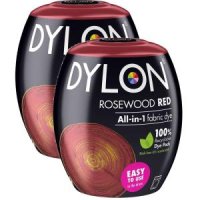 DYLON Fabric Dye Rosewood 다이론 옷 염료 염색약 로즈우드 350g 2팩