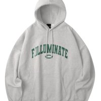 FILLUMINATE 필루미네이트 오버핏 1988 아치 로고 후디-그레이 Overfit Arch Logo Hoodie-Grey312104 기모 M