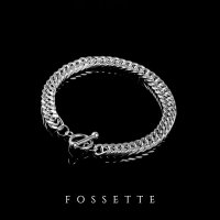 FOSSETTE 포셋 토글 체인 체인 남자 우정 엔틱 커플 써지컬 팔찌