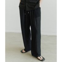 NOIRER 원 턱 와이드 레이스 팬츠 ONE-TUCK WIDE LACE PANTS