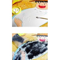 여름 해변 색연필 크레파스 색모래 색칠 그림 그리기 5p DIY 절