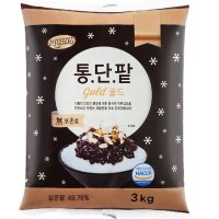 동서 리치스 통단팥 파우치 팥빙수재료 아이들간식 무 보존료 팥빙수 붕어빵 3kg 1개 1세트