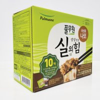 풀무원 실의힘 국산콩 생나또 48 5g 10팩 코스트코 다이어트 건강식품 청국장 낫또 아이스박스 아이스팩