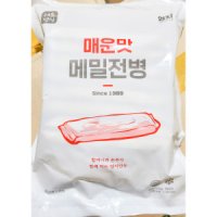 맛있는 매운메밀김치전병 1 2kg 매콤한 매밀 납작한