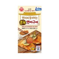 오뚜기 렌지에돌려먹는훈제연어구이 간편식 생선구이 단백질 오메가 60G 1세트