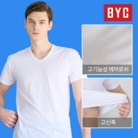 BYC 남성 에어로쉬 반팔런닝 5매