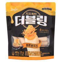 진주햄 더블링 콰트로치즈 간식 소시지 400g 1개