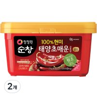 청정원순창 장류 태양초 매운 고추장 2kg 2개