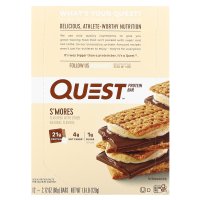 퀘스트뉴트리션 Quest Nutrition 프로틴바 스모어 바 12개 각 60g 2 12oz