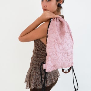 콜로신스 Ebony Tree Bag Jaquard Rosy