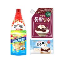 청우식품 청우 통팥빙수 시럽 떡 젤리 팥빙수 재료 후레쉬 미니제리 200g