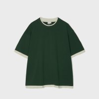 [파르티멘토] Overfit Layered Tee Green