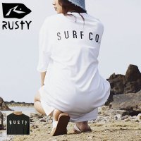 루즈핏래쉬가드 비치웨어 커버업 빅 큰 사이즈 Rusty