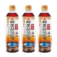 샘표 맑은 조선간장 3개