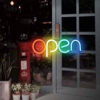 OPEN 네온사인 LED 간판 카페 베이커리 미용실 -01