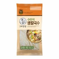 씨제이 출출할때 즐거운동행 미정당 생칼국수 생면 건면 떡 400g