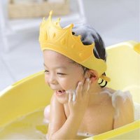 아기 머리감기기 왕관 샴푸캡 청결한 아이깨끗 거품놀이