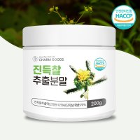 참굿즈 진득찰단백질 진득찰 추출물 분말 가루 국산 200g 1병