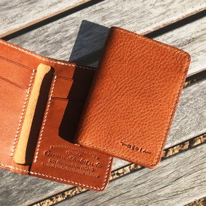 천연가죽 4 slots 카드지갑 - 세로형, 꼼다비뛰드