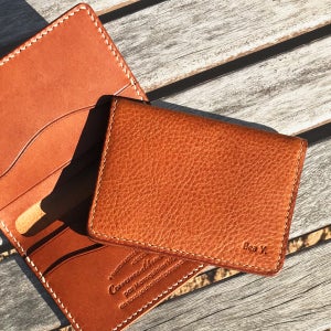 천연가죽 4 slots 카드지갑 - 가로형, 꼼다비뛰드