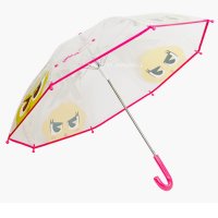 어린이안전우산 투명우산 50 유아투명우산 금비 신비아파트 얼굴