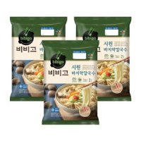 CJ제일제당 비비고 시원바지락칼국수 642g X 3개