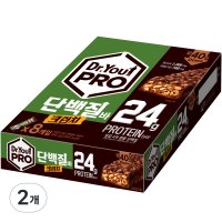 오리온 닥터유 프로 단백질바 크런치 8p  560g  2개