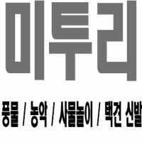 UNKNOWN 흰색 코있는 검정색 소가죽 굽없는 미투리 풍물신발